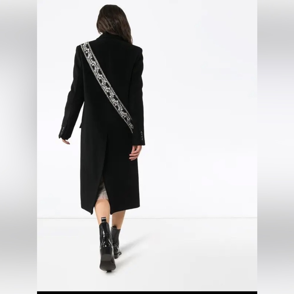 Amiri Guitar Strap Wool Coat - Picture 3 of 8